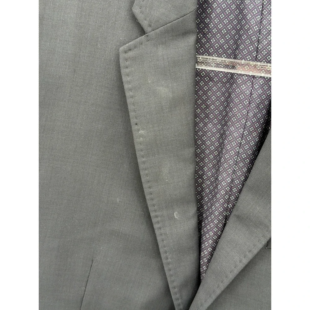 Ted Baker Suit Jacket Mens 42R Navy Wool Endurance Jones CT Blazer Business Work